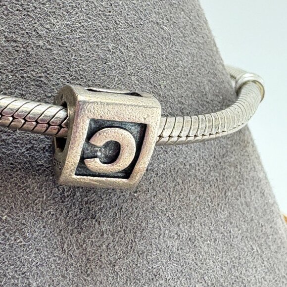 Pandora ALE Sterling Silver 925 Santa Claus Christmas Charm Bracelet 7" Length - Picture 5 of 16